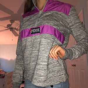 PINK quarter zip sweatshirt